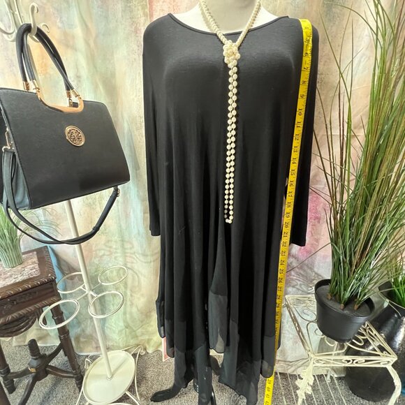 πKojooin Plus Size Asymmetrical Day to Night Dress - Tunic for Curvy Women - Picture 9 of 15